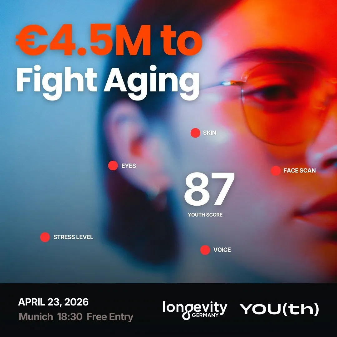 €4.5M to Fight Aging — YOU(th) App Founders in Munich