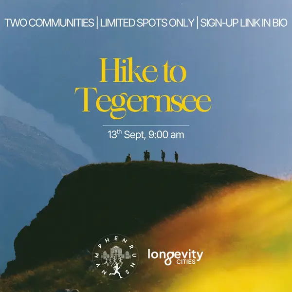 Hike to Tegernsee | Nymphenruns X Longevity Munich